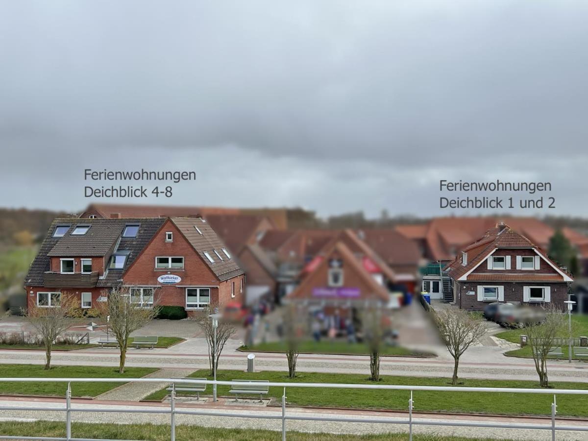 Deichblick 6 In Norddeich- Urlaub Mit Meerblick Am Strand Norden Exteriér fotografie